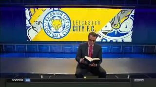 Max Bretos as Leicester City gets closer to the EPL title on SportsCenter