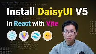 Learn How to Install and Use DaisyUI v5 with React and Vite &ndash; Perfect for Beginners in 2025!