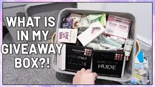 WHAT IS IN MY GIVEAWAY BOX?! 😯 | Luce Stephenson
