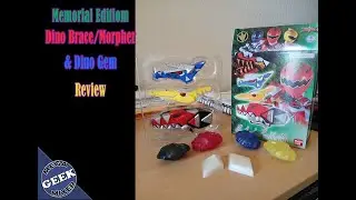 (Abaranger/Dino Thunder) Memorial Edition Dino Brace & Dino Gem Review!