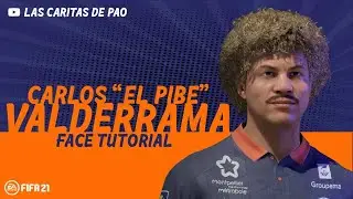 Carlos EL PIBE Valderrama face FIFA 21 Lookalike | proclubs | clubes pro