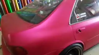 Wrapping mobil sedan jombang, cutting stiker mobil, pin satin