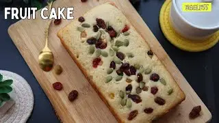 No Oven, No Egg Fruit Cake | Quick & Easy Fruit Cake in Mixer | Eggless Fruit Cake Recipe ||