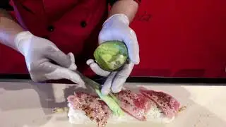 Making El Tataki Roll at El Tataki Sushi - Mexican Sushi Fusion in Phoenix AZ