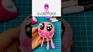 Я сделал Sprunki OC: Медузу (из &laquo;Губки Боба Квадратные Штаны&raquo;) с помощью 3D-ручки @cactukk #sprun...