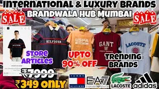 International & Luxury Brands 🔥| Upto 90% Off | Branded Tshirts,Shirts | Branded Clothes in Mumbai