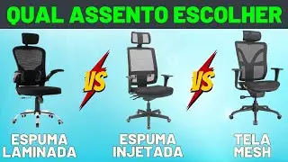 Cadeira com Assento em Espuma Laminada, Injetada ou Tela Mesh? DU300, BRIZZA e DARIX