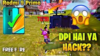 BEST HEADSHOT DPI REDMI 9 PRIME AND REDMI NOTE 8 FREE FIRE ❤ #arqamff #dpi #freefire #headshot #hack