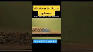 How siltation occurs in dams #river #siltation #dam #viralshorts #shorts
