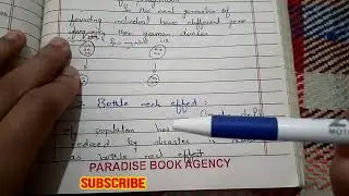 Bottle Neck Effect of Genetic Drift | Evolutionary Process