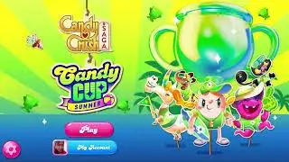 Candy Crush Saga CANDY CUP Summer Themes Music
