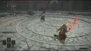 Curved sword rollcatch when he panic roll around you