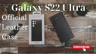 Official Leather Case Cover &bull; Samsung Galaxy S22 Ultra
