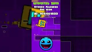 Stereo Madness Big icon in Geometry Dash #gd #robtop #geometrydash #shorts