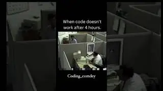 When Code does not work | #shorts #softwaredeveloper #codingjokes #programming #office