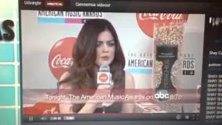Lucy Hale interview AMA 2012 abc