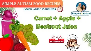Carrot&ndash;Apple&ndash;Beetroot Juice | Naturally Sweet Brain & Gut Tonic 🥕🍎🌈🧠