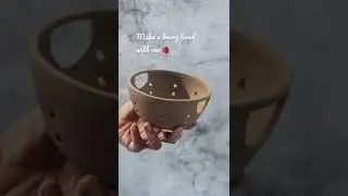 Make a berry bowl with me, wheel throwing, ceramic pottery
