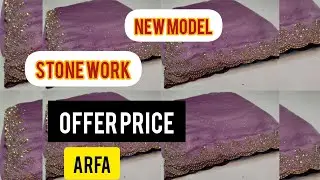 @ARFAwomenwear NEW DESIGN STONE WORK SAREES AT LOW PRICE. #1k #fashion #subscribe #stonework