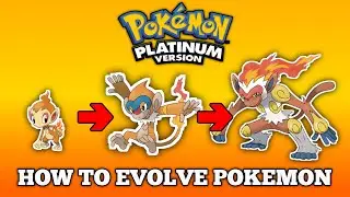 How To Evolve Pokemon in Pokemon Platinum | Sinnoh Pokedex