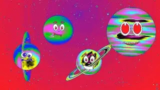 Colorful Planets | Solar System Song Sponsored by Klasky Csupo 2001 Effects