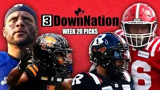 CFL Picks and Predictions (Week 20)
