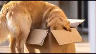 Funny Dog Meets Robot Cat Day 7  New Box Conquest