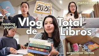 VLOG TOTAL de LIBROS📚📝🕯️ (reading journal, unhaul de libros *giveaway*, metas y tbr 2026) | ep.5
