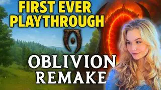 First Time EVER Playing Oblivion Remake | Blind Playthrough – Escaping the Imperial Prison [1]
