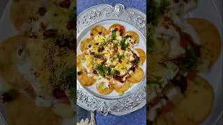 Crispy & Creamy Dahi Papdi Chaat | Street Style Recipe 😍 #shorts #ytshorts #trending #food #recipe