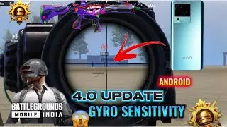 zero Recoil sensitivity of gyroscope in bgmi and PUBG mobile 🎯