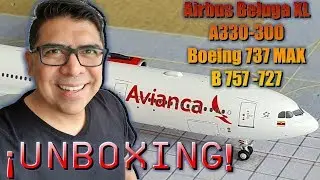 ¿CUAL ES EL AVIÓN MAS GRANDE DE AVIANCA? 😱 ¡Unboxing! MAX de lo que crees (#171)