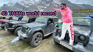 ऐसे कोई ladakh नहीं गया hoga😍। 40 THAR gang🔥| episode 2 @kcvlogs0016