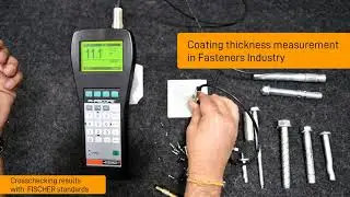 Coating thickness measurement in Fasteners Industry.  #ZincCoating #CoatingThicknessMeasurement