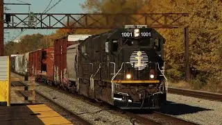 IC 1001 leads CN L536 at Olympia Fields IL