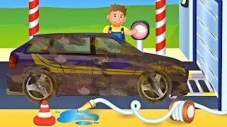 Car Wash Fun for Kids  🚗 Washing Cars Game App for Children