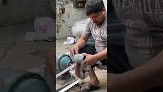 Cow horns turned into wine glass #cow #howtomake #how #howto #ytshorts