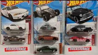 Unboxing Uncarding Diecast Hotwheels Police Car Toys from Chevy Fleetline | ASMR Satisfying Video