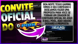 RECEBI UM CONVITE DIRETAMENTE DA MINICLIP, ENTENDA TUDO 😨 - 8 Ball Pool