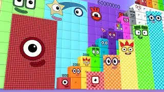 Numberblocks Puzzle Step Squad 1000 10,000,000 to 100,000,000 MILLION GREATEST Numberblocks Numbers