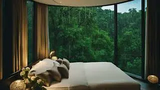 Relaxing Sleep Music with Soft Rain for Meditation, Stress Relief & Relaxation