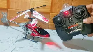 Unboxing Remote Control Helicopter - Mini Velocity Red Rc Helicopter Toy Unboxing - Rc Helicopter