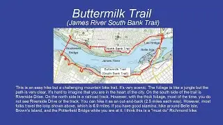 Hikes and Walks Around Richmond, VA: The Buttermilk Trail