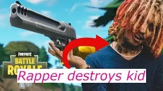 Fortnite rapper roasting kid! (Offensive)