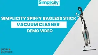 Simplicity Spiffy Bagless Stick Vacuum Cleaner Demo video - Vacuum Warehouse