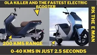 Electric scooter from future ELECTRON PRO-MAX 200+KM RANGE