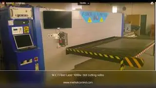 M.C.T DIY Fiber laser 1000w test work video #Thanks to the gentleman:  