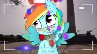 Animation - Rainbow Dash in Real Life - My Little Pony Intro (Alex S Glitch Remix)