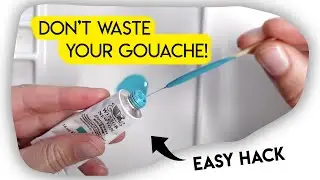 RUNNY GOUACHE rescue hack ✶ Don't waste it!