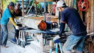 Bandsaw Sawmill!! Amazing Sawing This Time